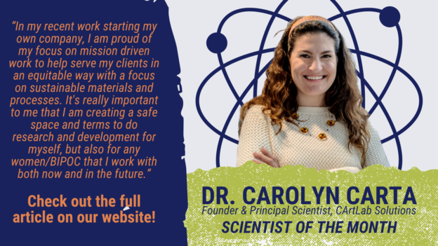 Spring 2024 SOTM: Carolyn Carta, M.S., Ph.D.