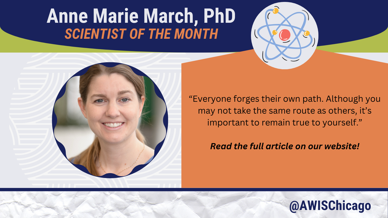 Spring 2025 SOTM: Dr. Anne Marie March